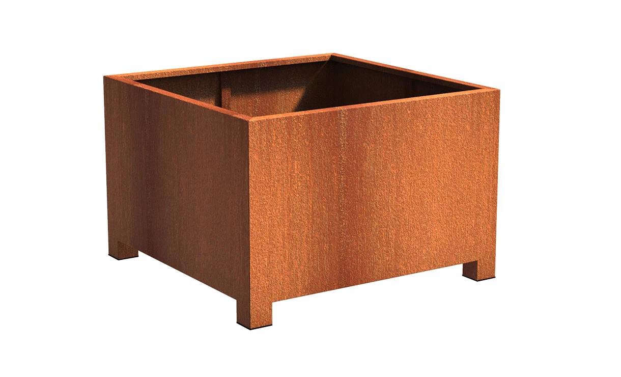 Plantenbak Cortenstaal Op Poten 120x120x80 Cm Carrez Adezz 3 Plantenbak Cortenstaal Op Poten 120x120x80 Cm Carrez Adezz