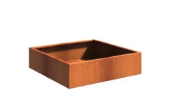 Plantenbak Cortenstaal 120x120x40 Cm Adezz
