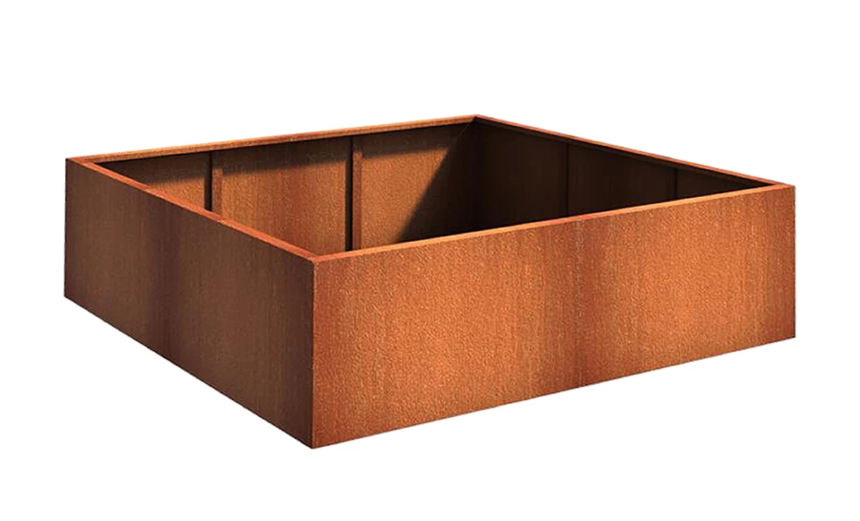 Plantenbak Cortenstaal 200x200x60 Cm Adezz 3 Plantenbak Cortenstaal 200x200x60 Cm Adezz