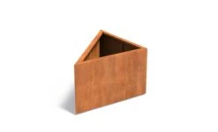 Cortenstaal Plantenbak Triangle 100 X 100 X 60 Cm