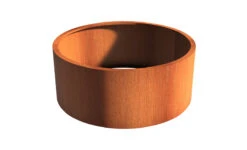 Plantenbak Cortenstaal Rond 150x60 Cm Adezz Zonder Bodem