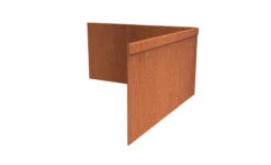 Borderrand Cortenstaal 3 Mm Hoek Geplet Binnen 30x30x29 Cm