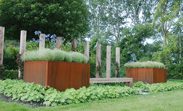 Plantenbak Cortenstaal 200x200x80 Cm Adezz 5 Plantenbak Cortenstaal 200x200x80 Cm Adezz - Afbeelding 3