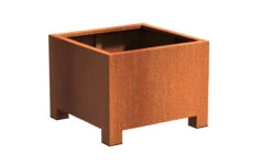 Plantenbak Cortenstaal Op Poten 80x80x60 Cm Adezz