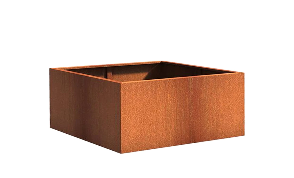 Plantenbak Cortenstaal 120x120x80 Cm Adezz 3 Plantenbak Cortenstaal 120x120x80 Cm Adezz