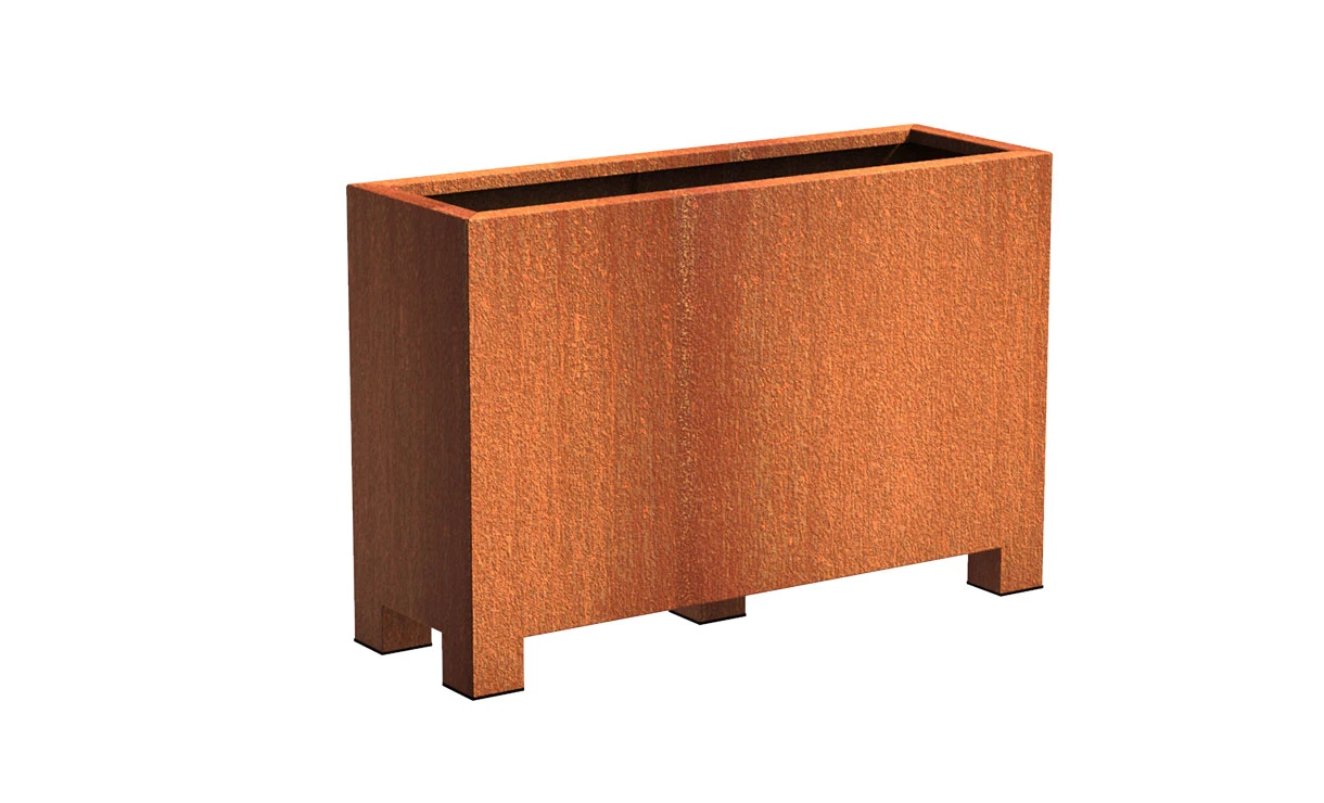 Plantenbak Cortenstaal Op Poten 120x40x80 Cm Adezz 3 Plantenbak Cortenstaal Op Poten 120x40x80 Cm Adezz