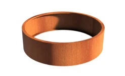 Plantenbak Cortenstaal Rond 150x40 Cm Adezz Zonder Bodem