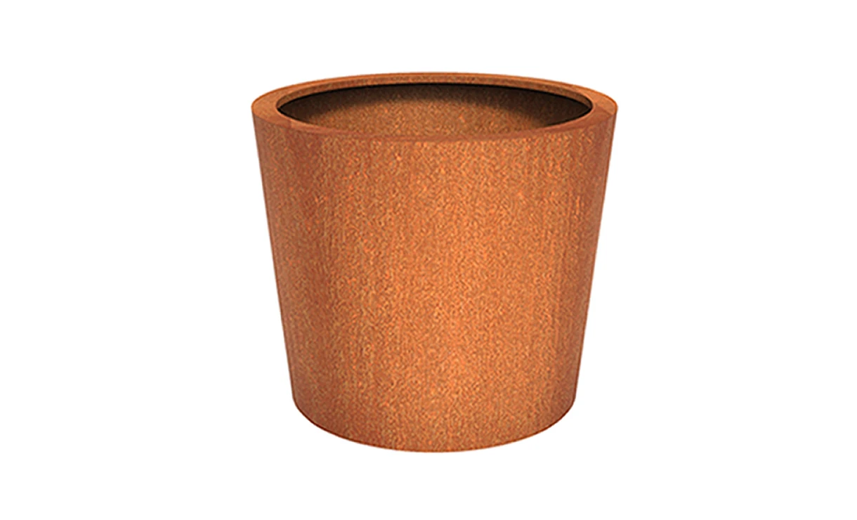 Plantenbak Cortenstaal Conic 120x100 Cm Adezz 3 Plantenbak Cortenstaal Conic 120x100 Cm Adezz